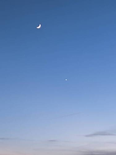 Moon-Venus-Mars